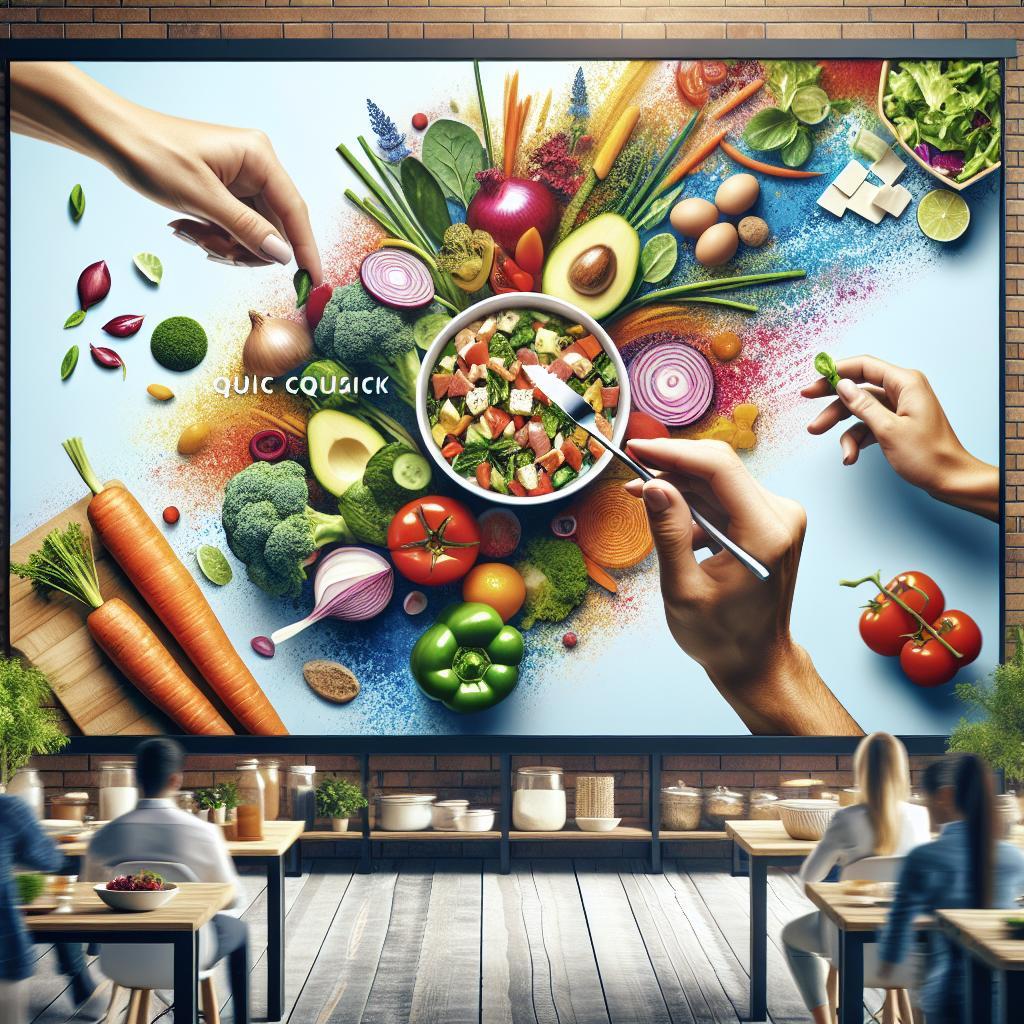 Gesunde Gerichte, die schnell und abwechslungsreich sind